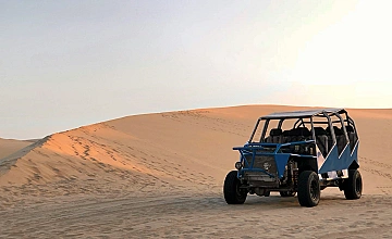 Día 2: Paracas – Viaje en Van a Nasca – Sobrevuelo Líneas de Nasca desde Aeródromo de Nasca – Visita Oasis de Huacachina – Retorno a Lima (Desayuno y Almuerzo)